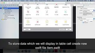 iOS TableView application using swift Part 1