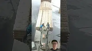 Fast Cement Bag Stacking Process #Construction