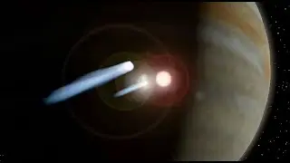 Shoemaker Levy 9 Impact on Jupiter animation