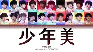 TF家族五代 (TFFAMILY FIFTH GEN) - 少年美 (Boyness) [Color Coded Lyrics Chi | Pin | Eng]