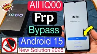 Game Over ' All IQ00 Frp Unlock Android 15 New Method ? All IQ Google Account Bypass Without Pc 2025