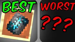 The Minecraft armor trim tier list