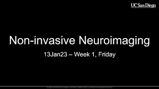 [02] Non-Invasive Neuroimaging