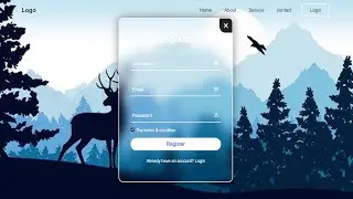 How To Make A Website With Login And Register Using | HTML CSS & JavaScript