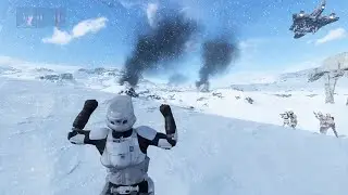 Star Wars Battlefront 2: Galactic Assault - Hoth Gameplay (No Commentary)