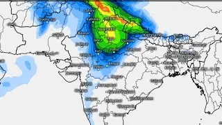 पंजाब हरियाणा राजस्थान उत्तर प्रदेश मध्य प्रदेश में तेज बारिश और बंगाल की खाड़ी में सक्रिय सिस्टम।