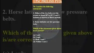 UPSC Prelims PYQs Short 5 #studysmart #civilserviceexam #upscpreparation