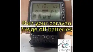 Big Lap Adventures - run caravan fridge off solar & battery using trailer adaptor anderson plug 12v