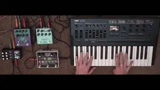 Dragon Shaped Clouds - Sky Painted with 1000 Stars (Ambient music with korg opsix and pedals)