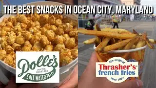 The BEST SUMMER SNACKS on the Boardwalk | OCEAN CITY, MARYLAND Tour - Part 03 | USA | 4K | UHD