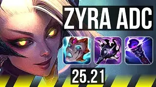 ZYRA & Senna vs JHIN & Milio (ADC) | 6/2/11 | EUW Master | 25.21