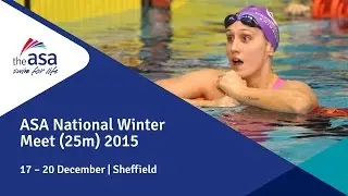 Georgia Davies wins 50m Backstroke gold at the ASA National Winter Meet 2015