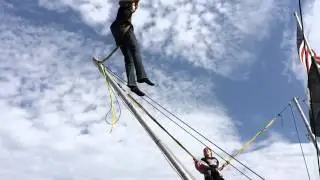 Flips on the bungees by C.J. Nava III