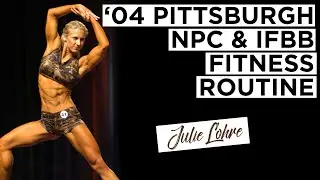 Throwback Competition Video NPC Fitness Routine from 2004 Julie Lohre