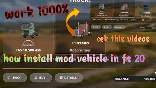 Fs 20 how install mod vehicle 1000% work