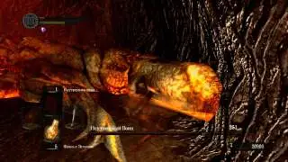 Dark Souls ptde. SL1. Босс 7. Неутомимый воин (с кольцом с красным камнем, no damage)