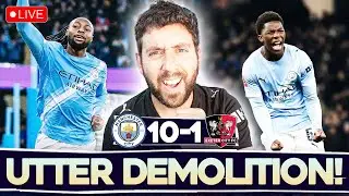 A 10 GOAL DEMOLITION!! | MAN CITY 10-1 EXETER CITY