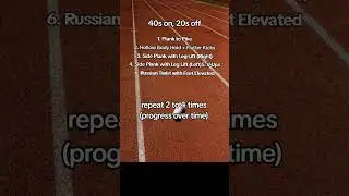Core finisher for runners