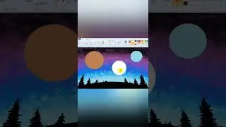 🖌️ How to Draw Nature Scenery in MS Paint | Easy Drawing | Easy Step by Step Tutorial | 🎨