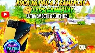POCO X6 Pro PUBG Gameplay 🔥 Smooth + Zero Lag | Extreme Gaming Test 😱
