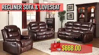JMD Furniture | Maryland | Decor Ideas | Furniture | 2019 Recliner Sofa