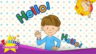 Hello (Character introduction) - Kids English song - Sing a song