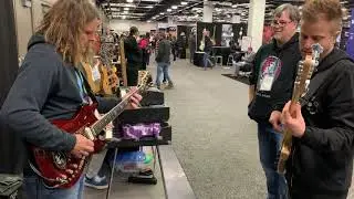 Winter NAMM 2020 Mu-Tron Booth with PHRED instruments Liger