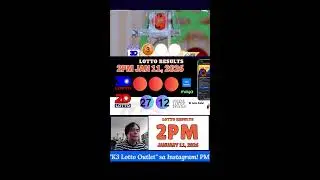 2PM - PCSO Lotto Live Draw - Results January 11, 2025
