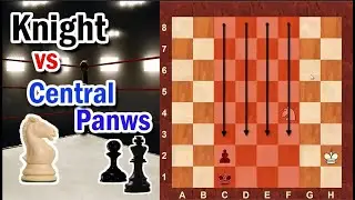 Master the Critical Endgame: Knight vs. Central Passed 7th Rank Pawn ♞