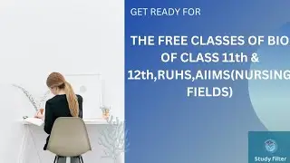 FREE BIOLOGY CLASS COURSE START SOON || FOR CLASS 11th 12th AIIMS RUHS ||