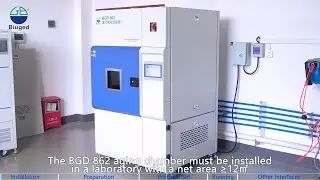 BGD 862 Xenon Test Chamber(Operation)