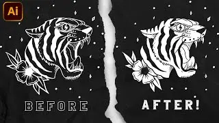 Как инвертировать изображение в Adobe Illustrator!