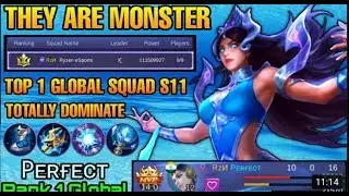 Top 1 Squad [Ryzen eSports] Totally Dominate The Game! - Top 1 Global Kadita by Pᴇʀғᴇᴄᴛ - ML