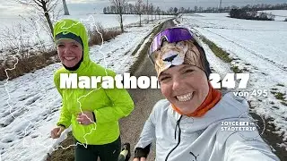 Marathon Nr. 247 von Joyce St&auml;dtetrip &ndash; Friendsday mit Wind, Matsch & Marathon-Ehefrau