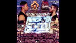 FREE MATCH: Matthew Grant (c) v. JT Kirk - HPW Back to School 9/16/2017
