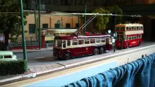 Porton trolleybus line up 2012 for Manchester, Cardiff, Rhondda and Pontypridd.wmv