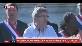 JEAN-LUC M&Eacute;LENCHON VS MACRON 