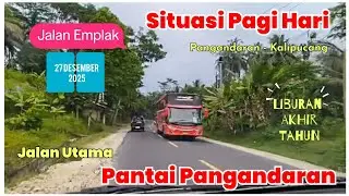 Live Jalan Utama Pantai Pangandaran 27 Desember 2025