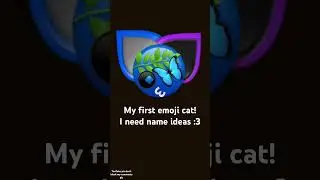 My emoji cat! #nameideas #emojicat #emoji #idontknowwhattoputhere