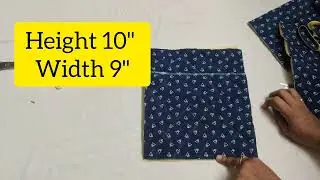 Multi Zipper quilted Sling Bag Making in Hindi!!