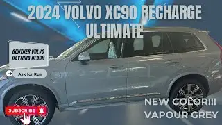 Vapour Grey 2024 Volvo XC90 Recharge Ultimate(New Color)