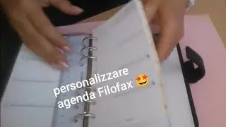 Come personalizzare agenda Filofax Metropol Nera.