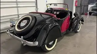 1938 American Bantam Roadster Cold start