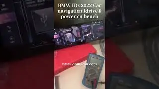 BMW ID8 2022 Car Navigation Idrive 8 power on bench