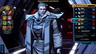 All my SWTOR Active Characters Darth Malgus Server
