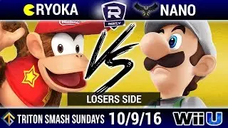 Triton Smash Sundays #12: :v~Ryoka (Diddy) vs LooK Nano (Luigi)