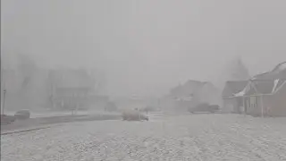 Huge Snow Squall slams all of Northeast Ohio