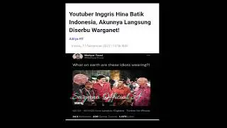 Netizen Indonesia Serang YouTuber Inggris Karena Lakukan Ini? #Shorts
