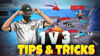 Real 1v3 Gameplay & Tips & Tricks 🔥 Free Fire Max