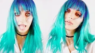DYING MY HAIR BLUE OMBRE | Brittany Balyn